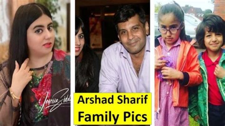 All About Arshad Sharif’s Children