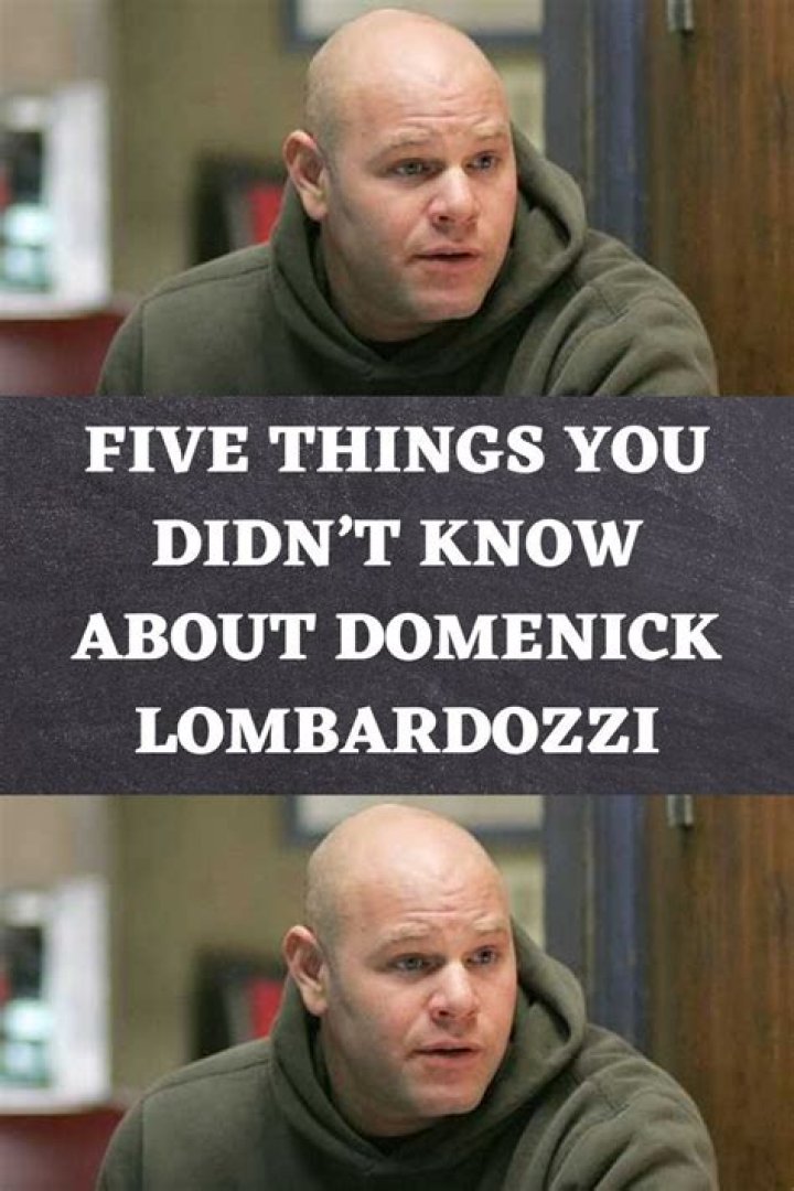 All You Should Know About Domenick Lombardozzi