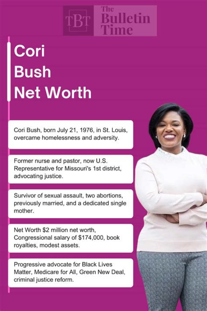 Cori Bush Net Worth: Is Cori Bush rich?