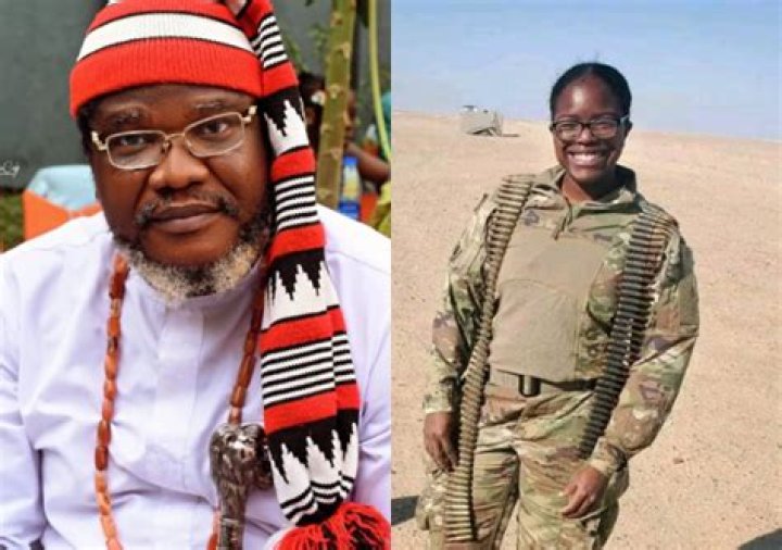 Daughter Of Nollywood Actor, Ugezu J Ugezu Is Now A US Soldier — Checkout Her Pictures