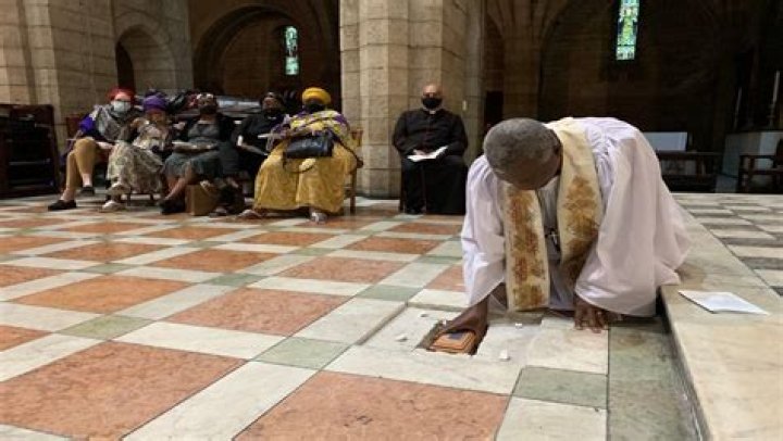 Desmond Tutu’s Ashes Buried Inside Church Floor (Photos)