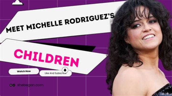 Does Michelle Rodriguez have children?
