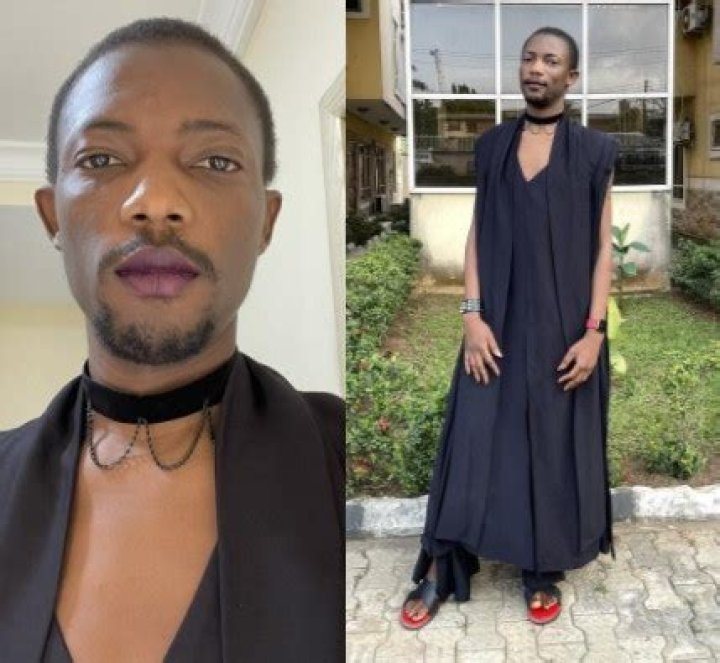 Ezra Olubi Causes A Stir With His Outfit to A Friend’s Wedding