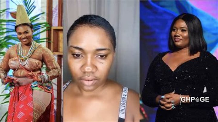 Finish Us- Fans Tell Abena Korkor After She Shared Video Having Fun In Swimming Pool