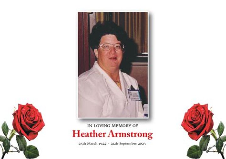 Heather Armstrong Funeral: When Is Heather Armstrong Funeral?
