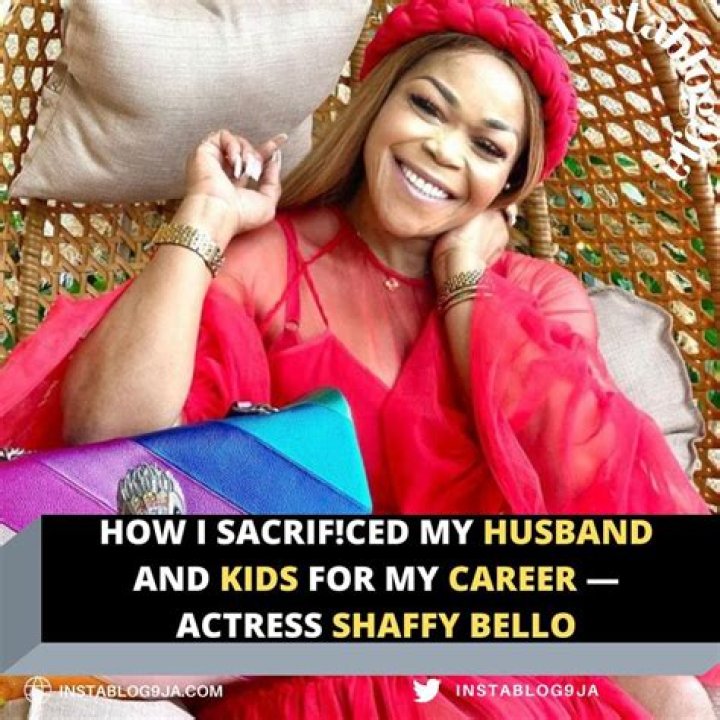 I Left My Kids And Husband For My Acting Career – Actress Shaffy Bello