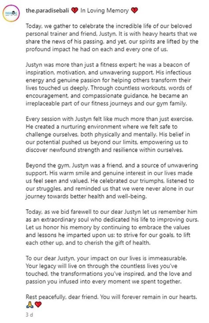 Justyn Vicky Death: What Happened To Justyn Vicky?
