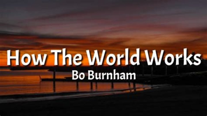 LYRICS: Bo Burnham – How The World Works