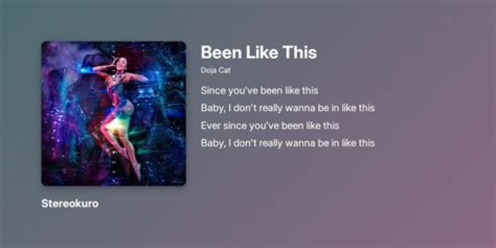 LYRICS: Doja Cat – Been Like This