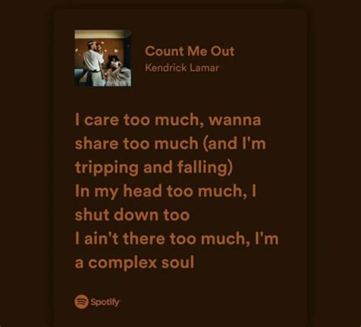 LYRICS: Kendrick Lamar – Count Me Out