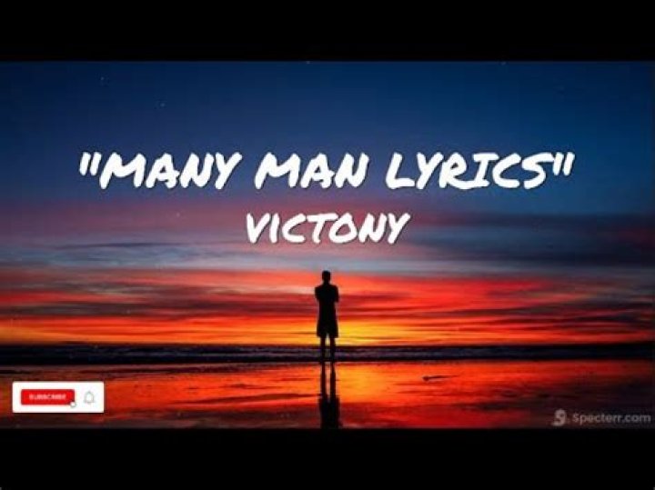 LYRICS: Victony – Many Man