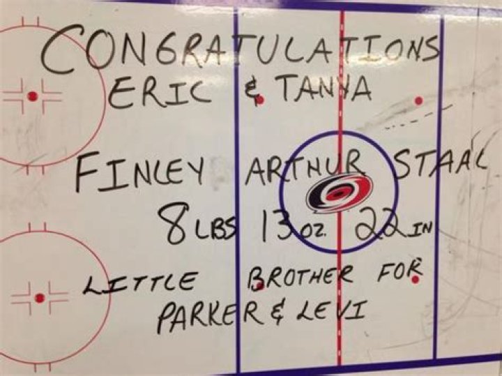 Meet Finley Arthur Staal, the Youngest Son of Eric Staal: Biography, Net Worth & more