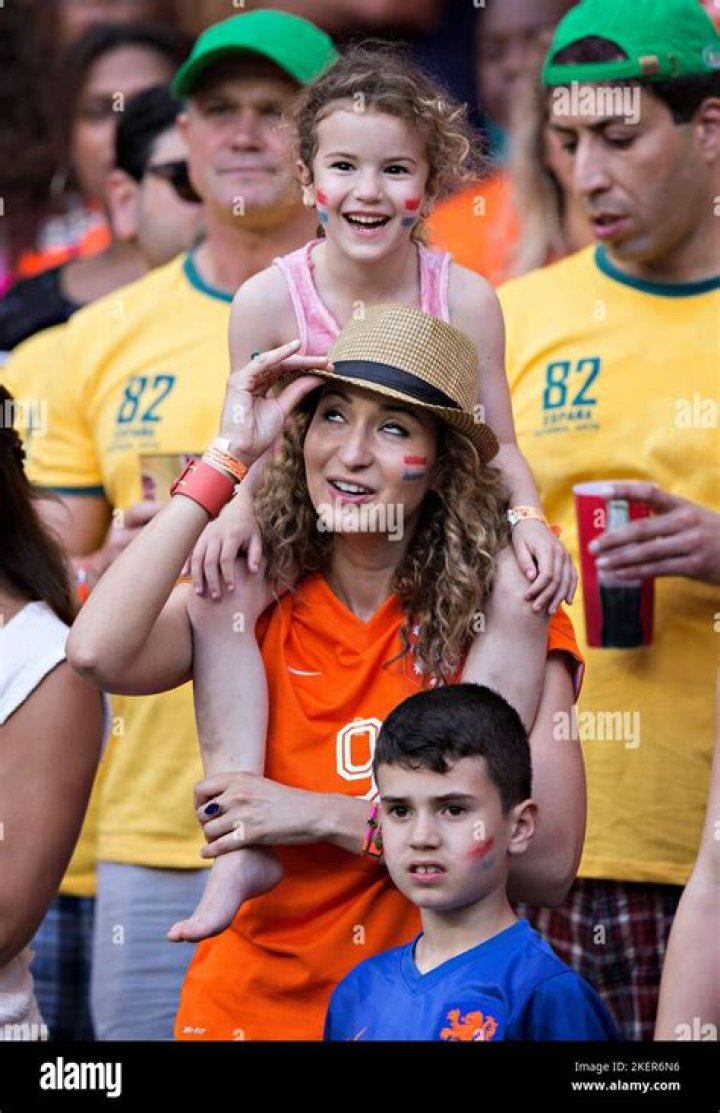 Meet Robin Van Persie children, Shaqueel and Dina Layla