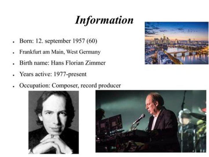 Meet The Wife German Music Producer, Hans Zimmer