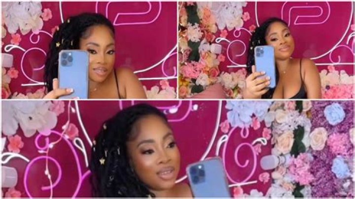 Moesha Boduong Fully Returns To Old Life As She Is Spotted Flirting With Three Handsome Men In A Viral Video