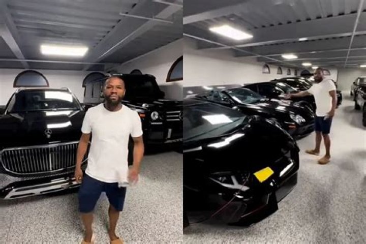 MONEY RULES!!! Floyd Mayweather Flaunts His Garage With $6.4m Rolls Royce Collection Plus $300k Mercedes