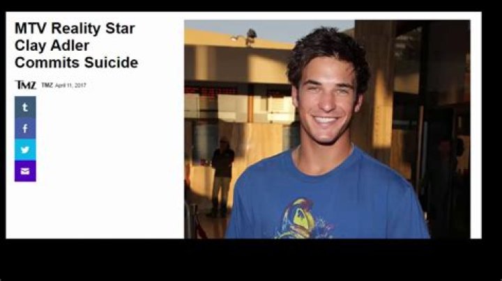 MTV Reality Star Clay Adler Commits Suicide