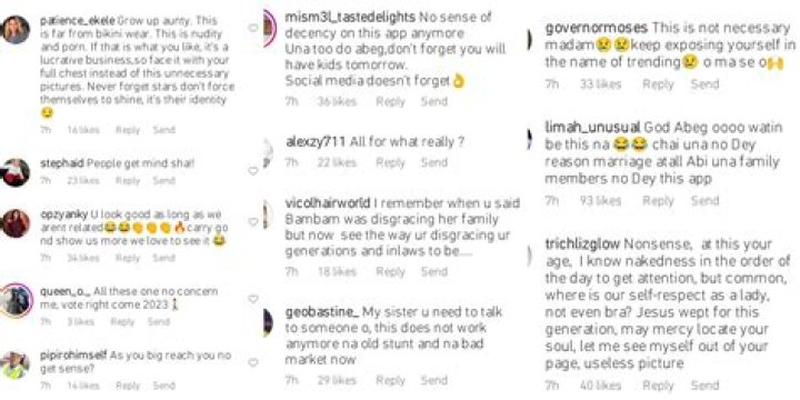 My Sense Feeds Me, Not My Yansh — Reality TV Star, Ifu Ennada, Tells A Fan Pressuring Her To Do Butt Surgery