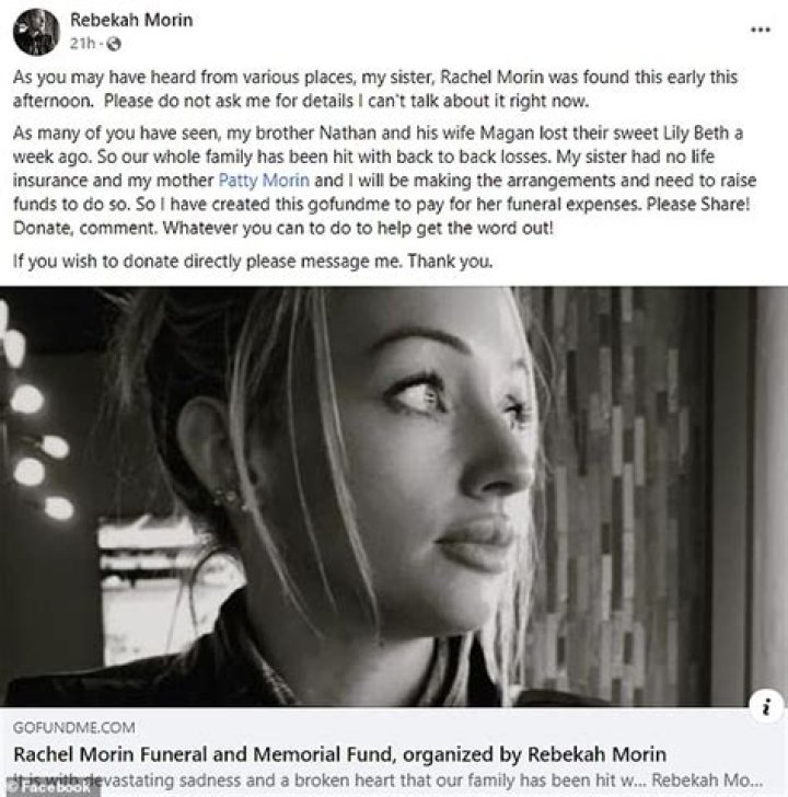 Rachel Morin Funeral: When is Rachel Morin’s Funeral?