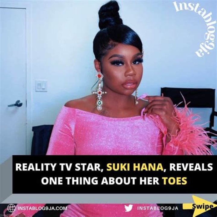 Reality TV Star, Suki Hana Shares One Thing About Her Toes That No One Knew