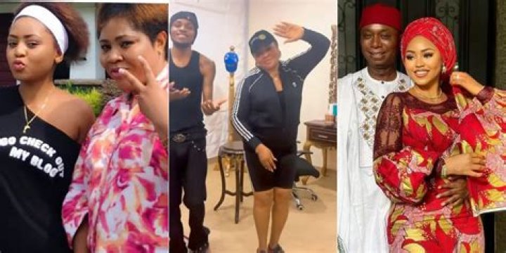 Regina Daniels’ Mother Rita, Causes Stir Doing Mapouka Dance In Tracksuit (VIDEO)