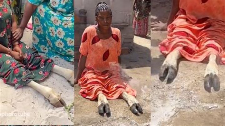 Residents Stare In Utter Shock As Man Turned Into Cow After Allegedly Sleeping With Another Man’s Wife [Watch]
