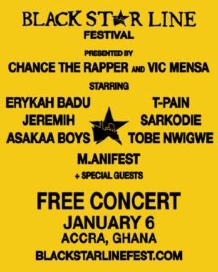 Sarkodie Hails Vic Mensa And Chance The Rapper In Latest Tweet Ahead Of #BlackStarLineFestival