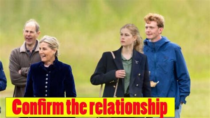 Who is Lady Louise Windsor boyfriend?