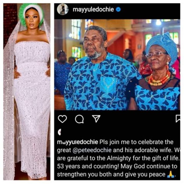 Yul Edochie’s Wife May Reveals Why She’s Still Living In The Same House With Him Despite Not Liking His Decision